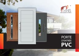 Porte d'entrée PVC